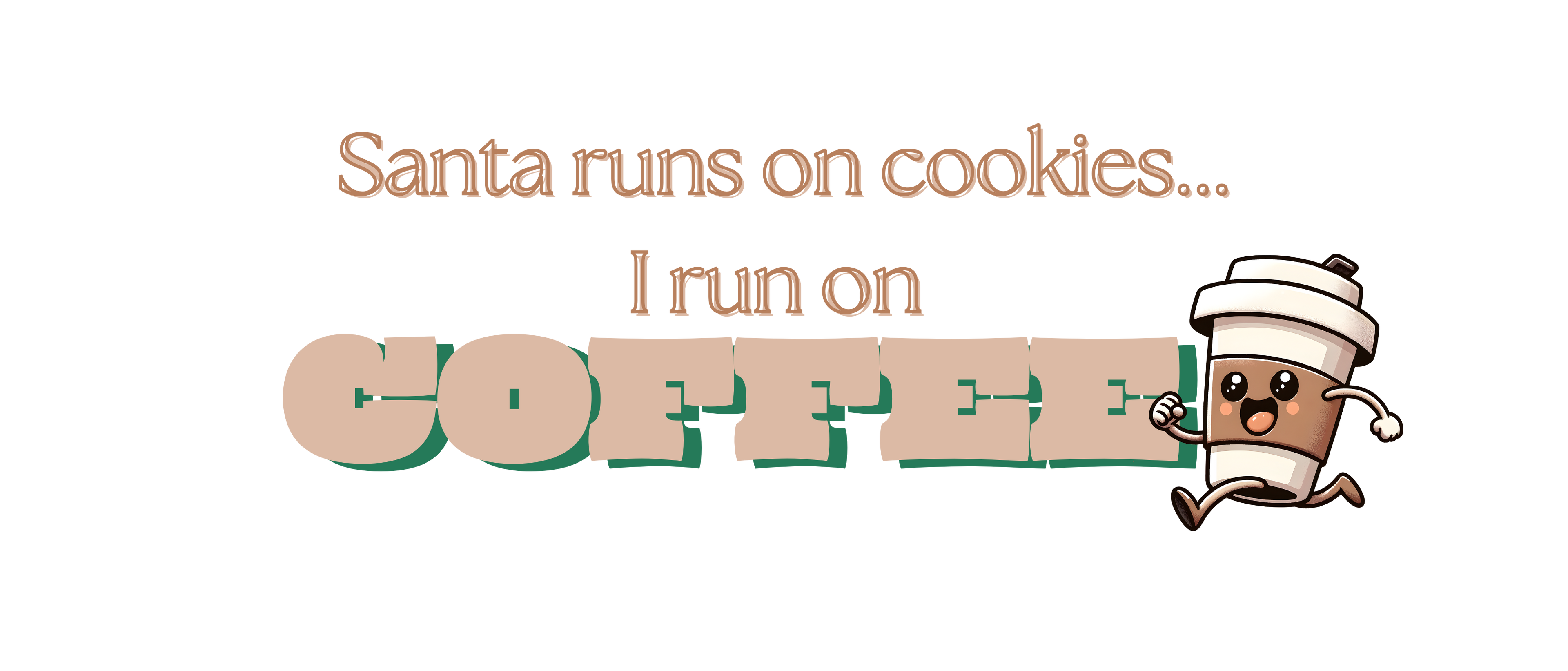 Travel mug with a handle - coffee